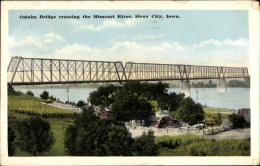 CPA Sioux City Iowa USA, Omaha-Bridge, Missouri River - Otros & Sin Clasificación