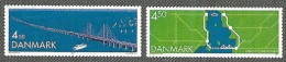 Denmark 2000  Completion Of The Fixed Link Between Denmark And Sweden Via The Øresund. Mi 1253-1254, MNH(**) - Ongebruikt