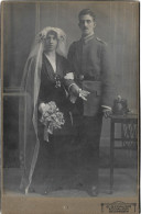 Photographie D' Un Couple. E. GEBAUER MULHOUSE - Personnes Anonymes