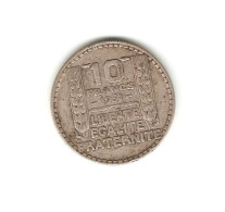220/ FRANCE : 10 Francs Turin 1931 (argent) - 10 Francs