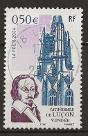 FRANCE Oblitéré 3712 Cathédrale De Luçon Vendée Cardinal De Richelieu - Gebruikt