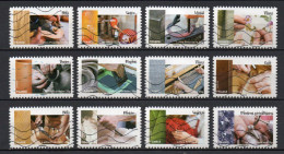 - FRANCE Adhésifs N° 1070/81 Oblitérés - Série Complète LES MÉTIERS DE L'ARTISANAT 2015 (12 Timbres) - - Used Stamps