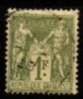 FRANCE    -   1883 .   Y&T N° 82 Oblitéré   . Type Sage - 1876-1898 Sage (Type II)