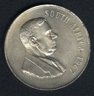 Südafrika, 1 Rand 1967, South Africa, Silber, XF+ - Südafrika