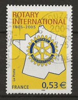 FRANCE Oblitéré 3750 Rotary Club International - Oblitérés