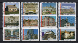 - FRANCE Adhésifs N° 1202/13 Oblitérés - Série Complète LES MAIRIES 2015 (12 Timbres) - - Used Stamps