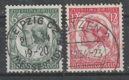 1934  - RECH  Mi No 554/555 - Oblitérés