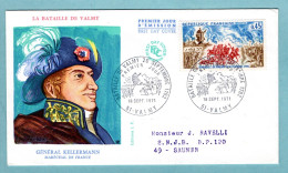 FDC France 1971 - Bataille De Valmy - YT 1679 - 51 Valmy - 1970-1979