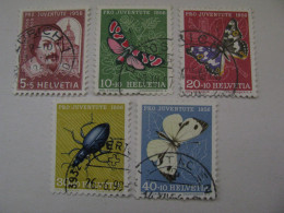 Schweiz  632 - 636  O - Used Stamps