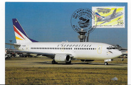 Carte-Maximum FRANCE N° Yvert 2778 (BOEING 737) Obl  1er Jour Roissy - 1990-1999