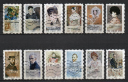 - FRANCE Adhésifs N° 1258/69 Oblitérés - Série Complète FESTIVAL NORMANDIE IMPRESSIONNISTE 2016 (12 Timbres) - - Usati