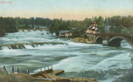 Älvkarleby - Elfkarleö (Uppsala Län); Vattenfall (Waterfall), Bridge - Not Circulated. (Grapes Konstförlag - Stockholm) - Schweden