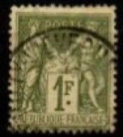 FRANCE    -   1883 .   Y&T N° 82 Oblitéré   . Type Sage - 1876-1898 Sage (Type II)