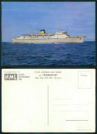 BARCOS SHIP BATEAU PAQUEBOT STEAMER [ BARCOS # 05260 ] - HELLENIC MEDITERRANEAN LINES MS EGNATIA - Passagiersschepen