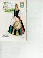 CARTE BRODEE  TENERIFE ISLAS CANARIAS /B7 - Embroidered