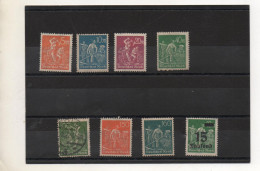 ALLEMAGNE WEIMAR     8 Timbres     1922   Période Inflation   7 Neufs Et 1 Oblitéré - Unused Stamps