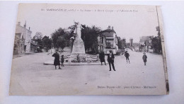 Carte Postale Ancienne ( AA10 ) De Marmande  , La Statue , Le Devoir Civique - Marmande