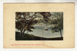 J30. Antique Postcard. North West Arm,  Halifax. Nova Scotia, Canada. - Halifax