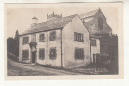 J68. Vintage Postcard. Poet Wordsworth's Grammar School. Hawkshead. - Hawkshead