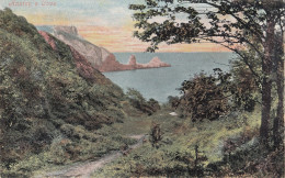 J99. Vintage Postcard. Anstey's Cove, Cornwall. - Torquay