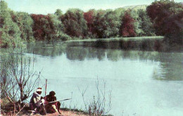J42. Vintage Postcard. The River Jordan - Jordanië