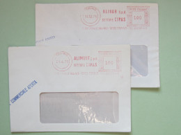 Alimentaz. Alivar, Alimont (Azienda Alimentare Gruppo Montedison) Chiusa 1990,100 E 100(DZ43)frammenti,ema,meter - Maschinenstempel (EMA)