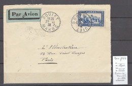 Maroc - Bureau De DOUIET - 1933 - Cachet Pointillé - Poste Aérienne