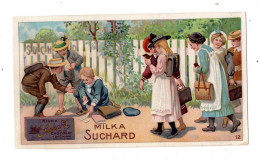 Rare Chromo Chocolat Suchard, S 166 / 12, Serie: Scènes De Vie, écoliers - Suchard