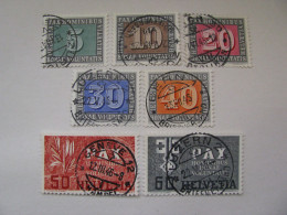Schweiz  447 - 453  O - Used Stamps