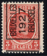 Typo 150A (BRUXELLES 1927 BRUSSEL) - O/used - Typos 1922-31 (Houyoux)