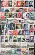ÖSTERREICH, AUTRICHE,1959 -1965, GROSSES STEMPEL LOT AUF ALBUM SEITE, GESTEMPELT; OBLITERE - Used Stamps