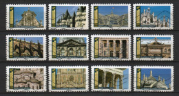 - FRANCE Adhésifs N° 1671/82 Oblitérés - Série Complète ARCHITECTURE 2019 (12 Timbres) - - Used Stamps
