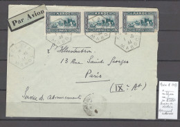 Maroc - Bureau De KCEBIA -1933 - Hexagonal - Poste Aérienne