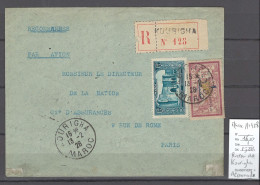 Maroc - Bureau De KOURIGHA - 1928 - Recommandée - Luftpost