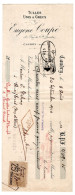 EUGENE COUPE à CAUDRY . Tulles Unis Et Grecs . Mandat Du 30 Septembre 1910 - Kleidung & Textil