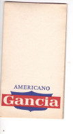 Carnet AMERICANO GANCIA - Publicités