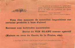 Buvez Du VIN BLANC Comme Apéritif . Professeur Albert ROBIN … - Advertising