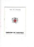 THEATRE DU CAPITOLE TOULOUSE . Saison 1963-64 . LE PAYS DU SOURIRE - Programmes