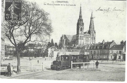 Châtre  La Place  Chatelet Carte D' Autrefois - Chartres