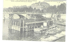 Parie Les Travaux Du Métropolitain Carte D' Autrefois - Autres & Non Classés