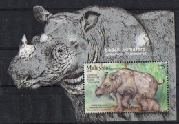 Malaysia - 2019 - Wildlife Conservation  - Sumatran Rhinoceros - MNH. ( OL 19/05/2022 ) - Malaysia (1964-...)