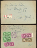HUNGARY INFLATION 1946. Registered Cover To USA! - Covers & Documents