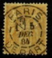FRANCE    -   1879 .   Y&T N° 92 Oblitéré  Paris    . Type Sage - 1876-1898 Sage (Type II)
