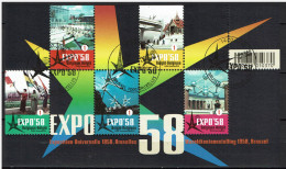 2008 Bloc 158 (N°3804/08) - Expo '58 - Wereldtentoonstelling Brussel - Atomium - Gestempeld - Oblitéré - 2002-… (€)
