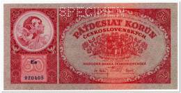 CZECHOSLOVAKIA,50 KORUN,1929,SPECIMEN,P.22s,AU-UNC - Tschechoslowakei