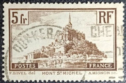 N°260a Mont Saint-Michel. 5Fr. Brun. Cachet Publicitaire De Dunkerque. Bon Centrage... - Gebruikt
