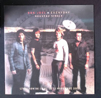 Publicité, Spectacle, Musique & Musiciens, BON JOVI, Everyday, Nouveau Single, 2002, Frais Fr 2.25 E - Publicités