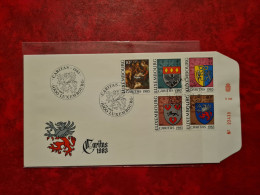 LETTRE CARTE LUXEMBOURG 1983 FDC CARITAS - Sonstige & Ohne Zuordnung
