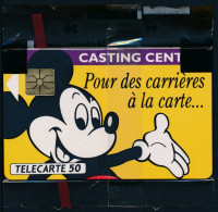 Télécartes France - Publiques N° Phonecote F201A - EURODISNEY Casting Center (50U - GEM Neuve) - 1991