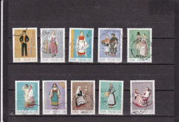 FINLAND 1972-73 Folklore: Traditional Costumes Complet Used - Used Stamps